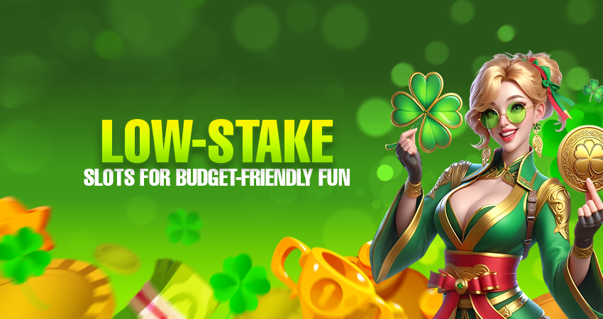low stake slots for budget friendly fun