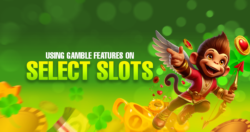 using gamble features on select slots